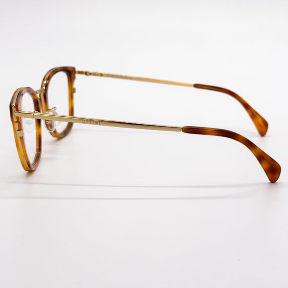 NEW CELINE CL 50002U 055 WOMEN LIGHT HAVANA EYEGLASSES CELINE CL50002U 055 - Picture 6 of 12